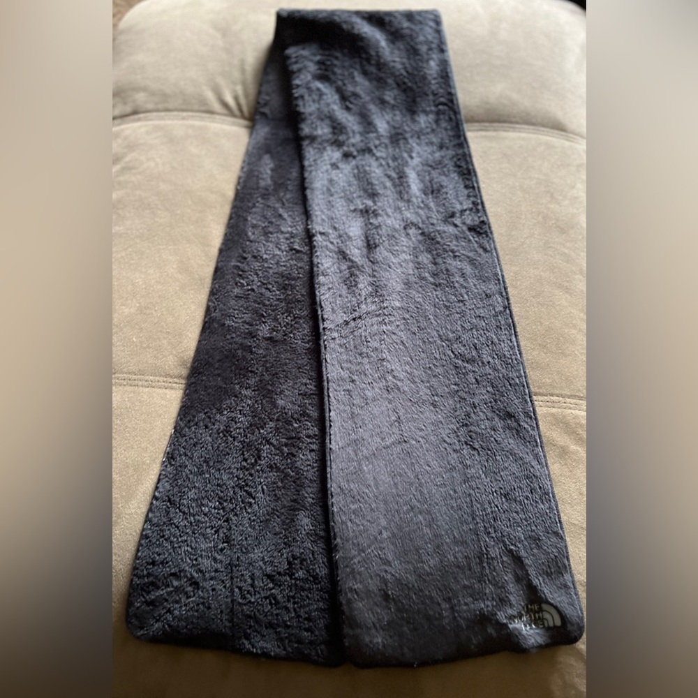 The North Face Black Faux Fur Scarf